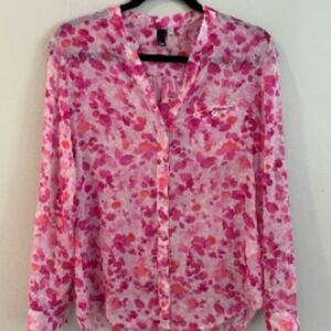 Floral Pink Kut From The Kloth Women's Top M